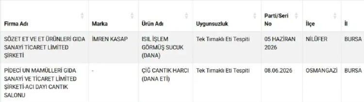 Bursa'nın ünlü pidecisinde tağşiş skandalı: eşek eti çıktı! 2026