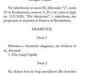 Caprile bëhet shqiptar, a do e shohim në portën e Kombëtares? 2026