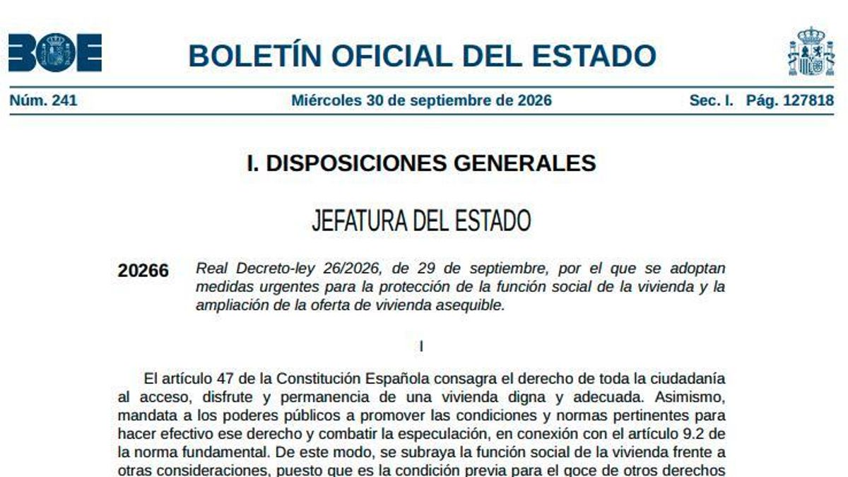 Consulta íntegros los dos decretos de vivienda del gobierno aprobados tras el desahucio de maricarmen 2026 - justicia - iustitia. Bg Consulta íntegros los dos decretos de vivienda del gobierno aprobados tras el desahucio de maricarmen