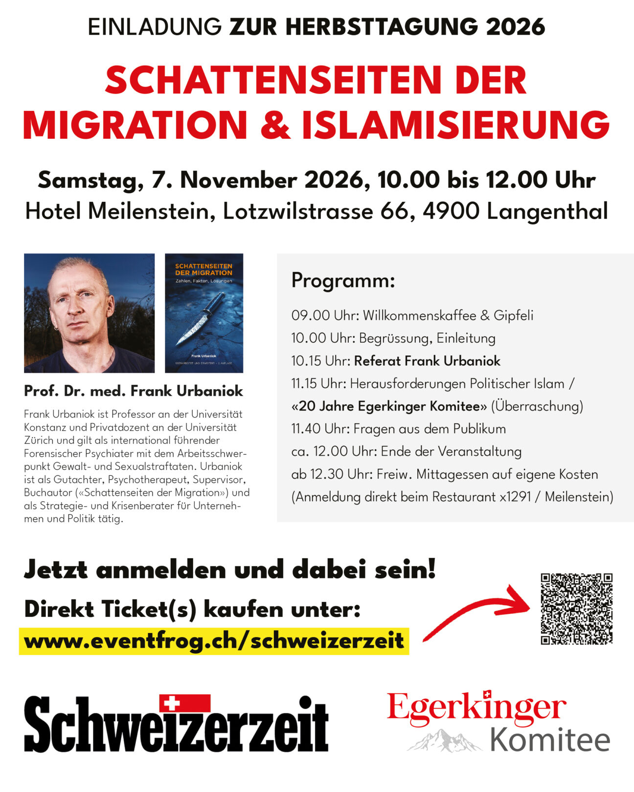 Frank urbaniok frank urbaniok spricht bei der schweizerzeit 2026 frank urbaniok spricht bei der schweizerzeit 2026 1 frank urbaniok es ist uns eine grosse freude, sie zur diesjährigen herbsttagung der schweizerzeit einladen zu dürfen. Mit prof.... Iustitia. Bg frank urbaniok spricht bei der schweizerzeit 2026 2026-10-08 17:27:24 justiz frank urbaniok