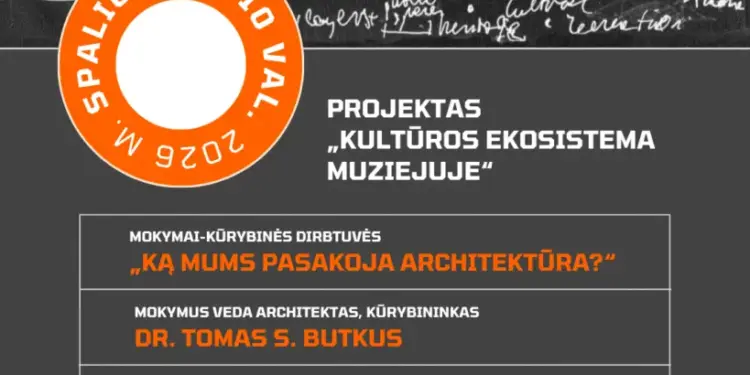 Gargždų krašto muziejus kviečia pažinti miesto tapatumą: vyks architektūros mokymai ir kūrybinės dirbtuvės 2026