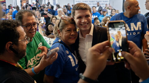 Gov. Jb pritzker doling out big bucks to help democrats — and boost a 2028 presidential run 2026 - justice Texas democratic candidate james talarico campaigns for senate in houston