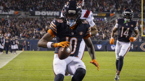 How we photographed the new baby penguins at brookfield zoo 2026 - justice Chicago bears wide receiver luther burden iii #10 scores a touchdown