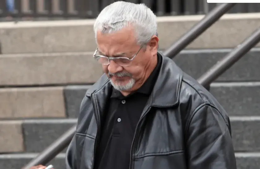 Former Chicago police Det. Reynaldo Guevara leaves the Leighton Criminal Courthouse after a 2013 hearing.
