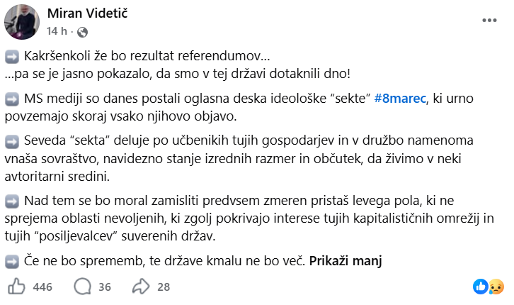 Marca in večinski kako so aktivisti 8. Marca in večinski mediji manipulirali z referendumskim dnevom 2026 kako aktivisti marca inski mediji manipulirali referend 3 marca in večinski piše: nova24tv. Si
na referendumski dan se je ponovila znana metoda levičarskih aktivistov. Najprej se izmisli... Iustitia. Bg kako so aktivisti 8. Marca in večinski mediji manipulirali z referendumskim dnevom 2026 2026-10-13 07:52:44 pravosodje - iustitia. Bg marca in večinski