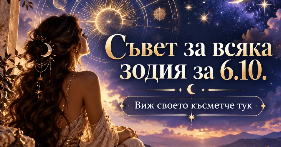 Какво те очаква: съвет за всяка зодия за 6 октомври 2026 - юстиция Какво те очаква: съвет за всяка зодия за 6 октомври
