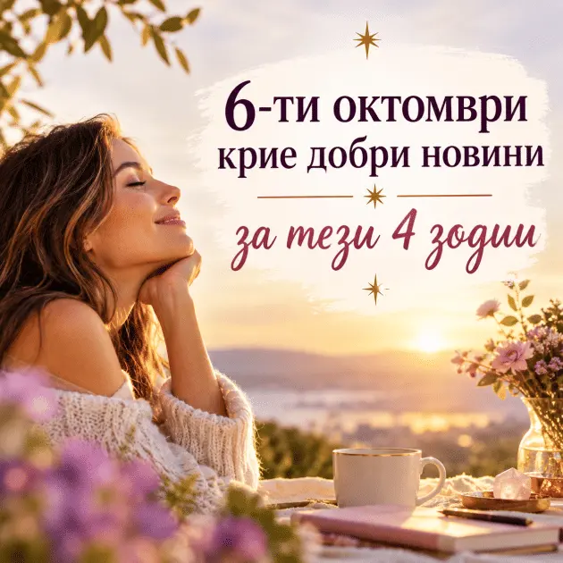 Късмет и изобилие очакват тези 4 зодии на 6-ти октомври