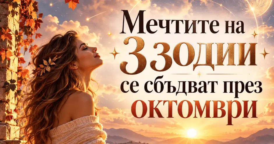 Мечтите на 3 зодии се сбъдват през октомври 2026 - юстиция Мечтите на 3 зодии се сбъдват през октомври