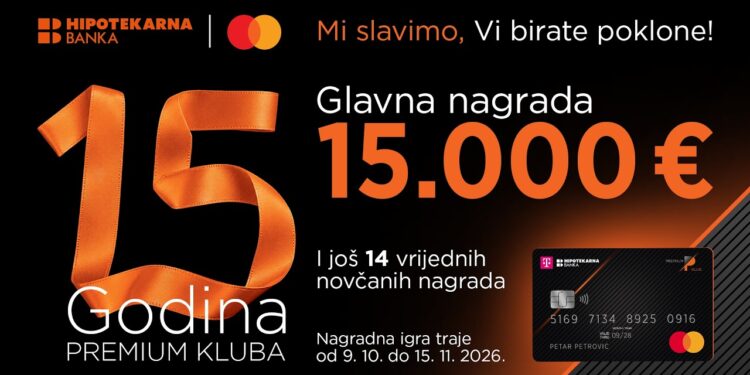 Nagradni fond od 50 hiljada eura za 15 godina premium kluba 2026 - правда - юстиция Nagradni fond od 50 hiljada eura za 15 godina premium kluba 2026