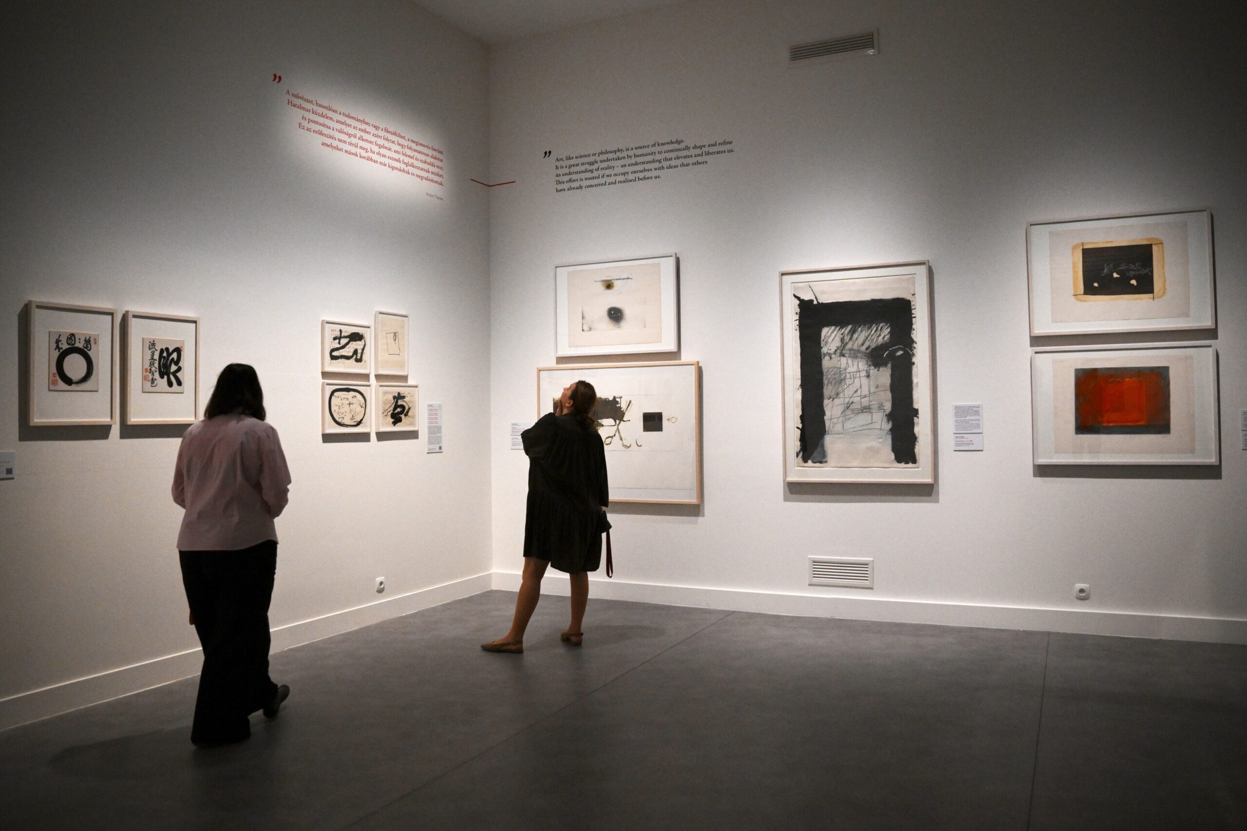 National gallery brings forgotten women artists into the spotlight 2026 - justice - iustitia. Bg Antoni tàpies graphic works on display at the hungarian national gallery
