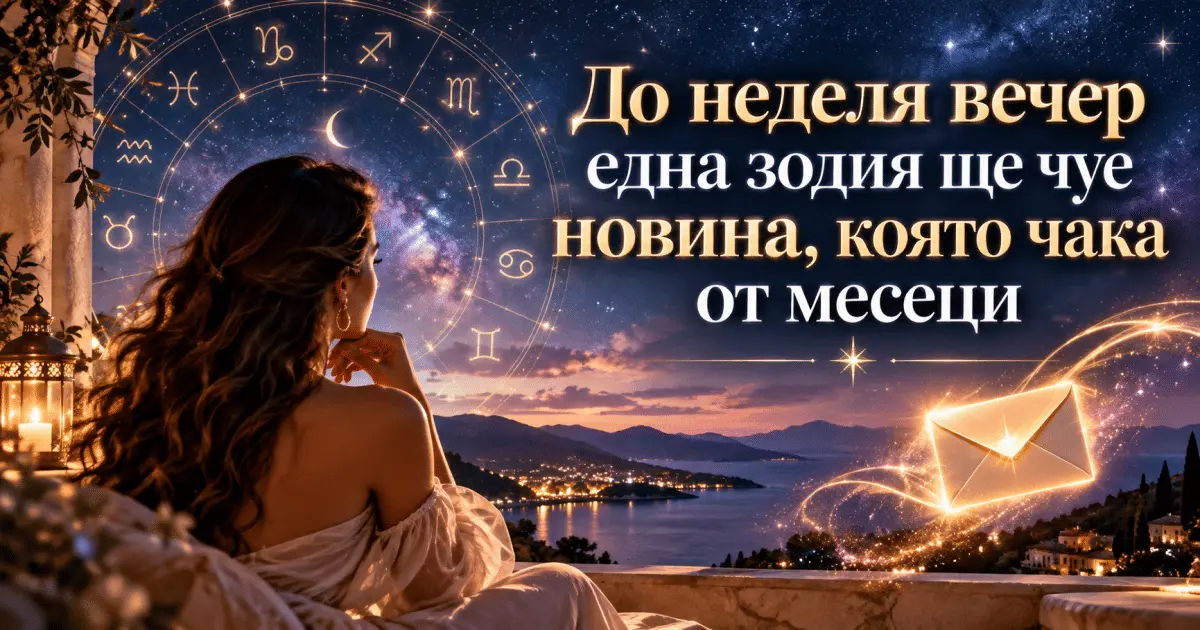 До неделя вечер една зодия ще чуе новина, която чака от месеци 2026 - юстиция До неделя вечер една зодия ще чуе новина, която чака от месеци