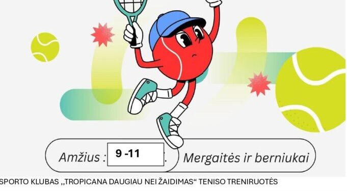 Nemokamos teniso treniruotės vaikams kavoliškyje 2026