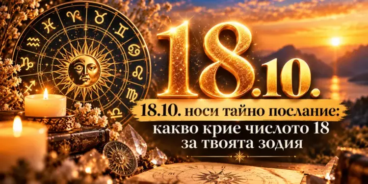 18. 10. Носи тайно послание: какво крие числото 18 за твоята зодия 2026