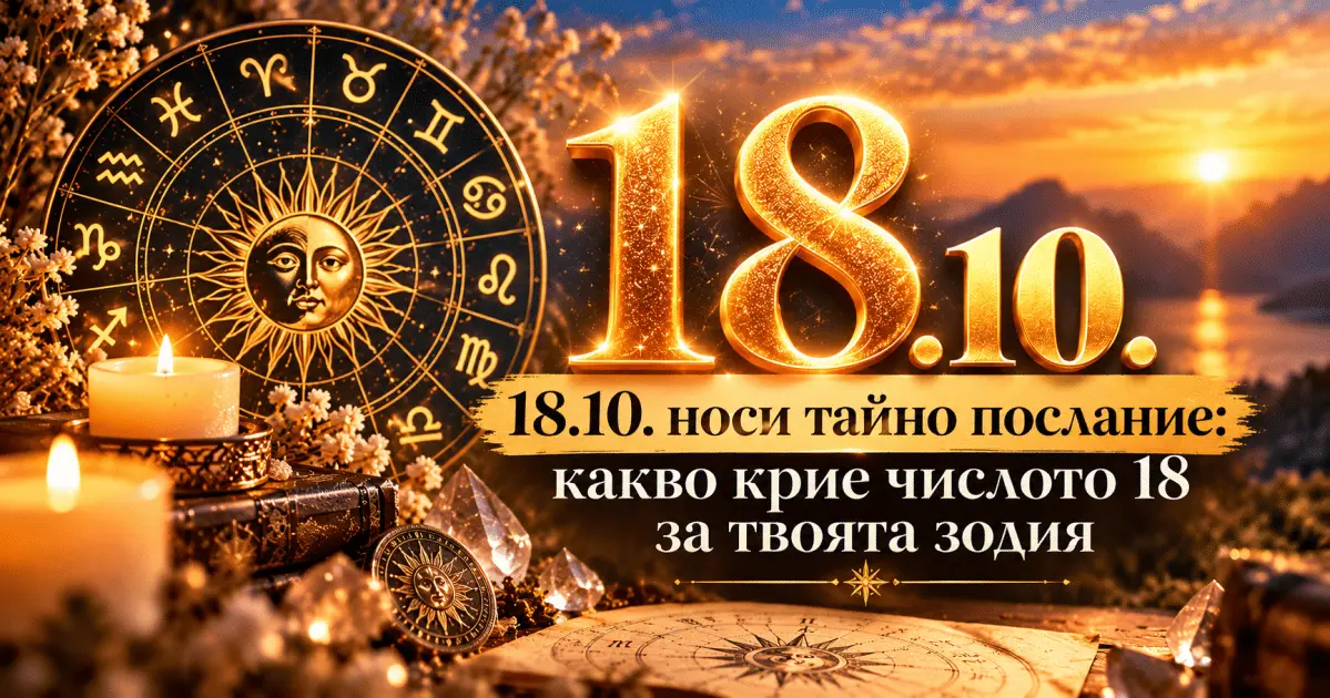 18. 10. Носи тайно послание: какво крие числото 18 за твоята зодия
