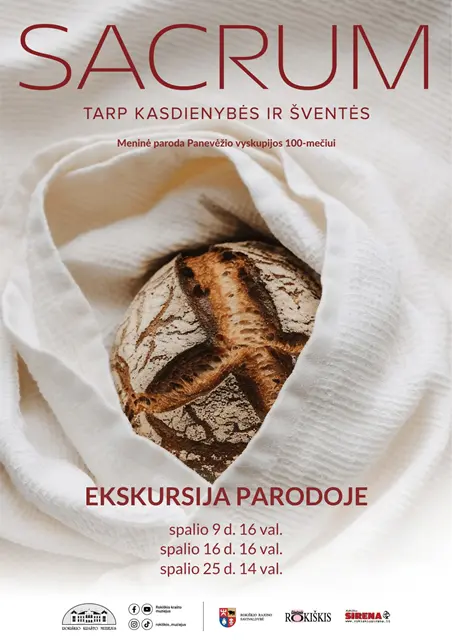 Krašto muziejus kviečia rokiškio krašto muziejus kviečia 2026 roki kio kra muziejus kvie 2026 6 krašto muziejus kviečia iustitia. Bg gimtasis rokiškis
rokiškio krašto muziejus
spalio 16 d. 16 val. , 25 d. 14 val. Ekskursija parodoje „sacrum. Tarp kasdienybės ir šventės“ spalio 23 d. 17. 30 val. Broma į... Rokiškio krašto muziejus kviečia 2026 2026-10-12 07:12:35 teisingumas - iustitia. Bg krašto muziejus kviečia