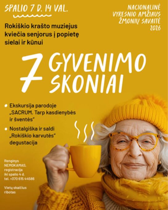 Rokiškio krašto muziejus kviečia 2026 - teisingumas - iustitia. Bg Rokiškio krašto muziejus rokiškio krašto muziejus kviečia 2026 roki kio kra muziejus kvie 2026 rokiškio krašto muziejus iustitia. Bg gimtasis rokiškis
rokiškio krašto muziejus
spalio 7 d. 14 val. Popietė senjorams septyni gyvenimo skoniai. Ekskursija parodoje „sacrum. Tarp kasdienybės ir šventės“ ir... Rokiškio krašto muziejus kviečia 2026 2026-10-02 05:36:51 teisingumas - iustitia. Bg rokiškio krašto muziejus
