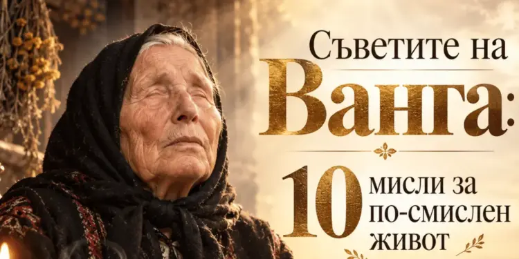 Съветите на Ванга: 10 мисли за по-смислен живот 2026