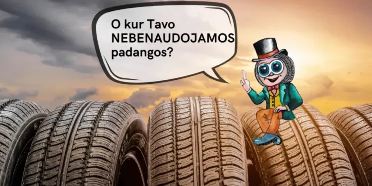 Socialinė nenaudojamų padangų akcija sukrėtė surinkėjus, bet ne aplinkosauginę sistemą 2026