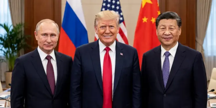 Trump diz estar aberto a reunião com china e rússia para discutir desarmamento nuclear e fim da guerra na ucrânia 2026