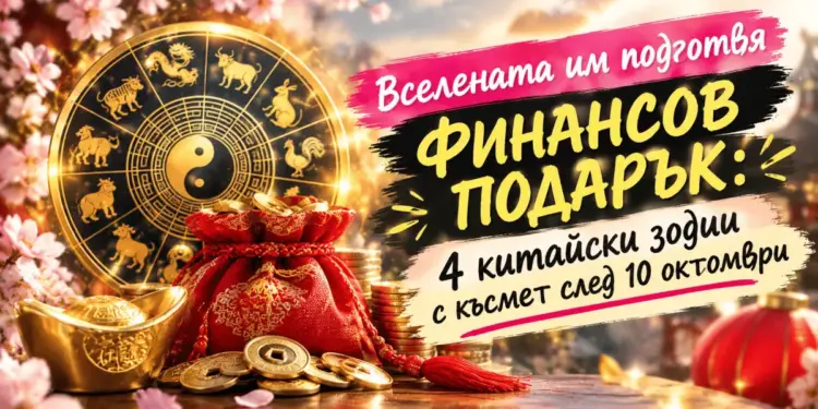 Вселената им подготвя финансов подарък: 4 китайски зодии с късмет след 10 октомври 2026