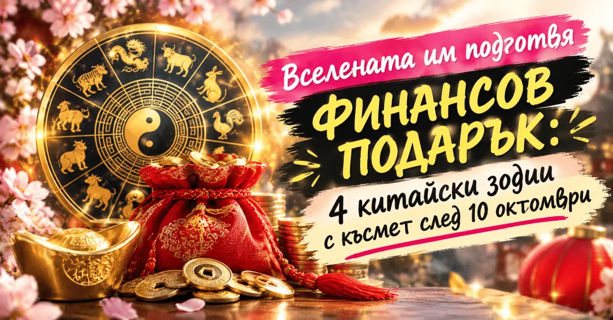 Вселената им подготвя финансов подарък: 4 китайски зодии с късмет след 10 октомври