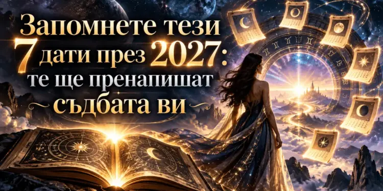 Запомнете тези 7 дати през 2027: те ще пренапишат съдбата ви 2026